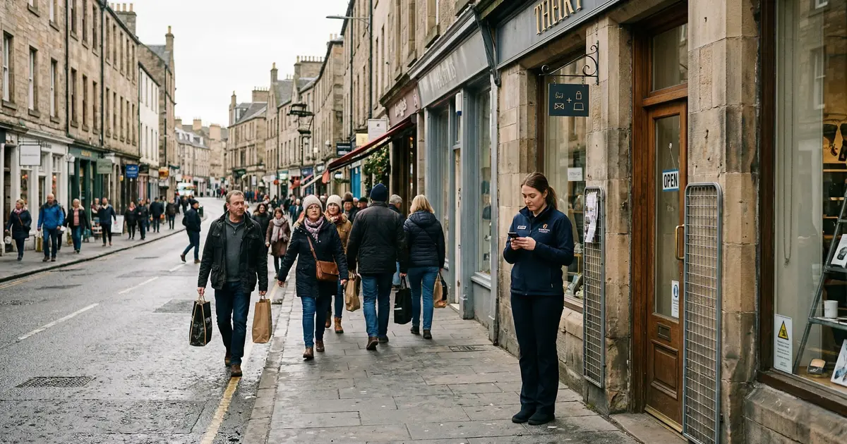 Part-time jobs on a Scottish high street
